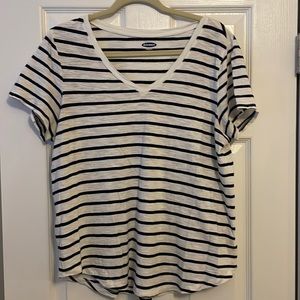 Navy and White stripped t-shirt